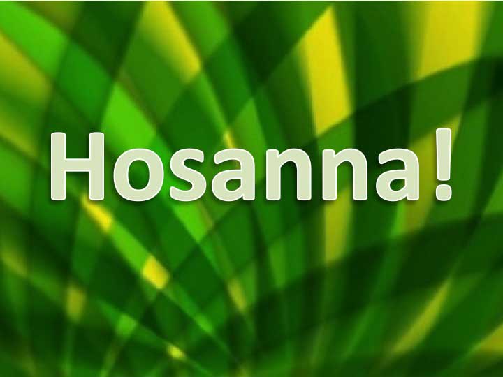sonsan scraps: ഓശാന ആശംസകൾ (Hosanna / Palm Sunday wishes)!
